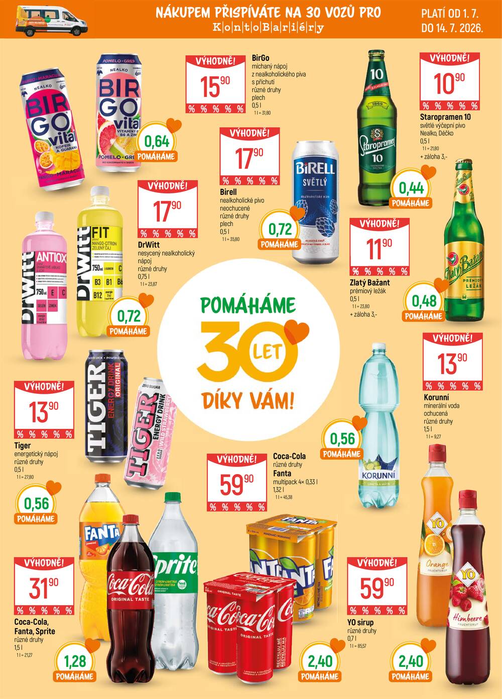 Akční leták Globus 1.7. - 14.7.2026 - Globus Praha - Čakovice