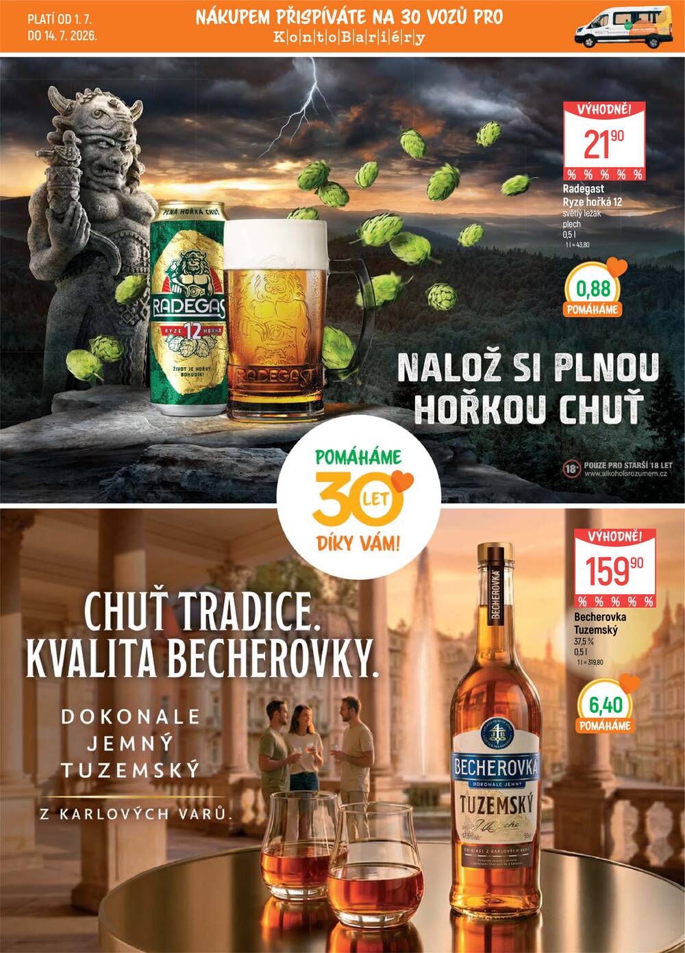 Akční leták Globus 1.7. - 14.7.2026 - Globus Chomutov