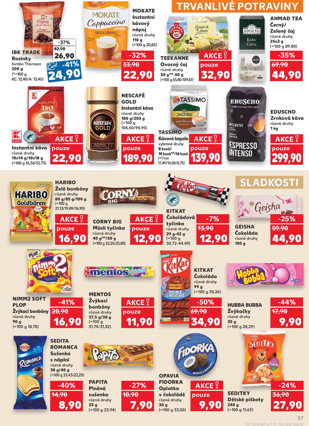 Leták Kaufland - Kaufland 1.7. - 7.7. - Kaufland - Náchod - strana 37
