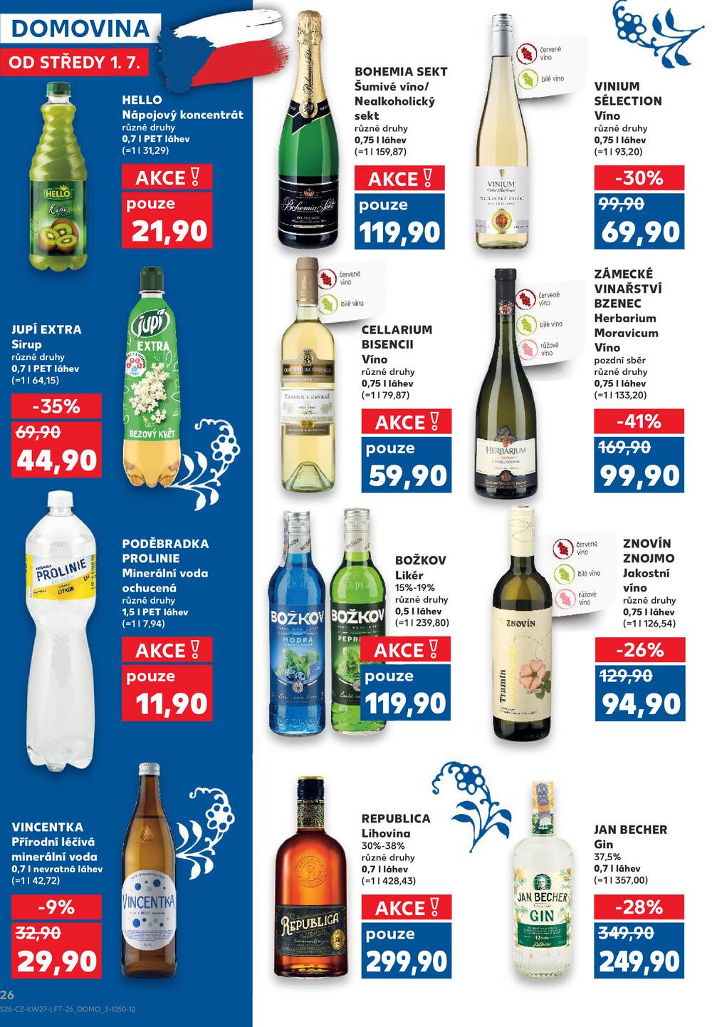 Kaufland 1.7. - 7.7. - Kaufland - Teplice (Čs. Dobrovolců)