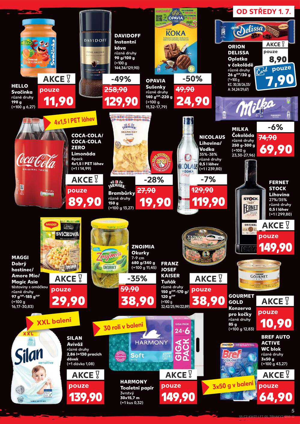 Kaufland 1.7. - 7.7. - Kaufland - Most