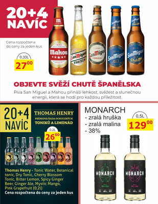 BENE Nápoje od 1.7. do 31.7.2026