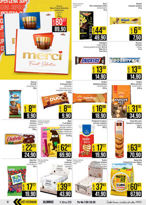 JIP Cash & Carry České Budějovice, Most, Náchod, Polička, Sušice a Svoboda nad Úpou od 1.7. do 7.7.2026