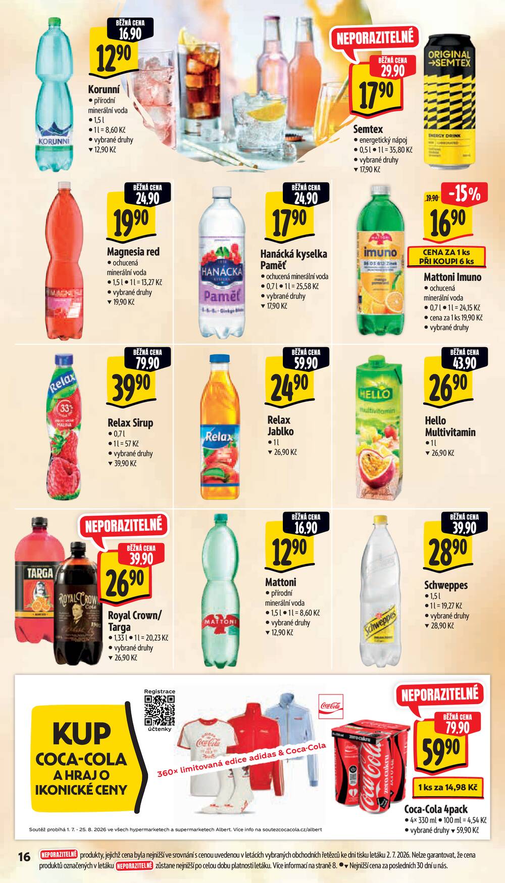 Leták Albert - Albert Supermarket od 8.7. do 14.7.2026 - strana 22 Leták Albert - Albert Supermarket od 8.7. do 14.7.2026 - strana 22