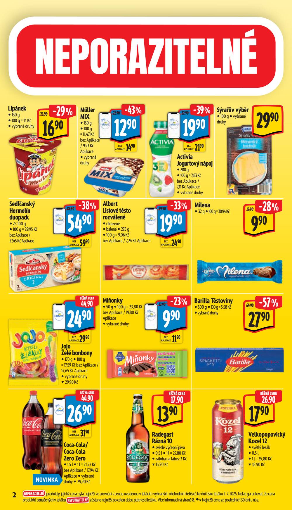 Leták Albert - Albert Supermarket Jihomoravský od 8.7. do 14.7.2026 - strana 6 Leták Albert - Albert Supermarket Jihomoravský od 8.7. do 14.7.2026 - strana 6