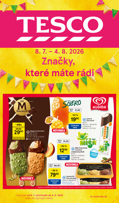leták Tesco