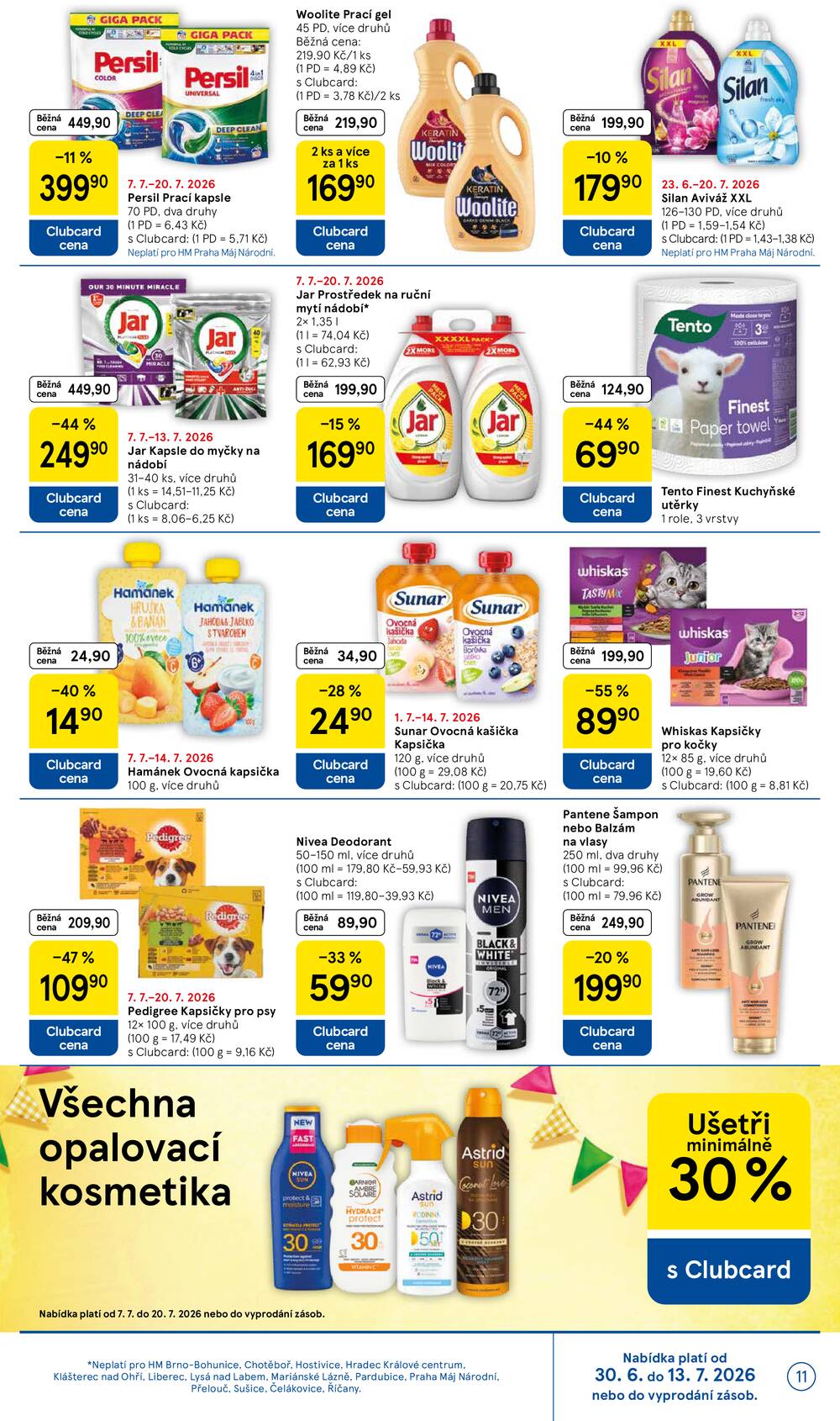 Tesco malé hypermarkety od 8.7. do 14.7.2026