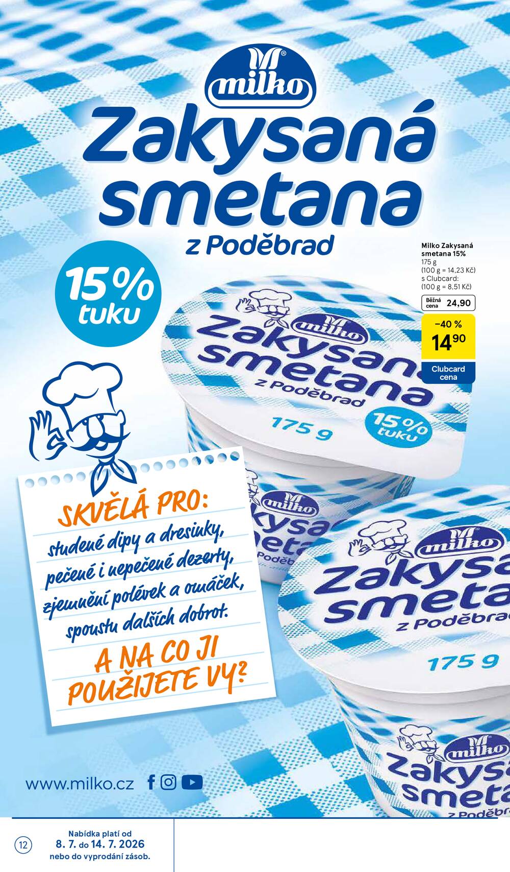 Tesco malé hypermarkety od 8.7. do 14.7.2026