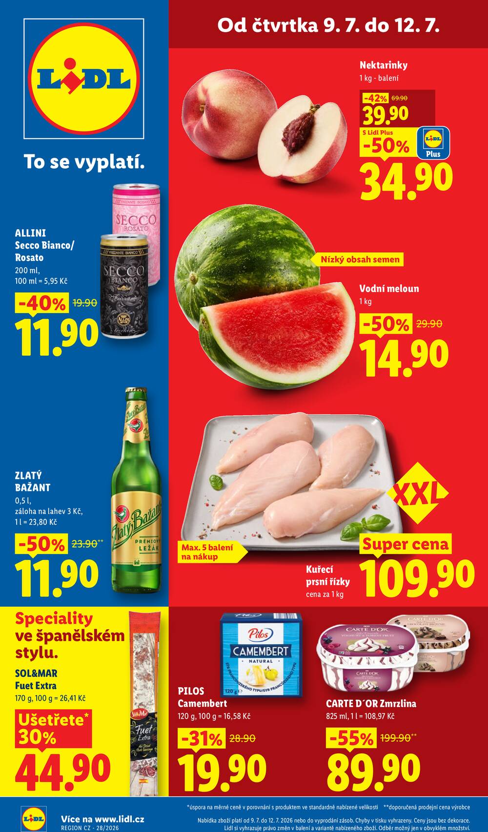 Leták Lidl - Lidl Čtvrtek od 9.7. do 12.7.2026 - strana 1 Leták Lidl - Lidl Čtvrtek od 9.7. do 12.7.2026 - strana 1