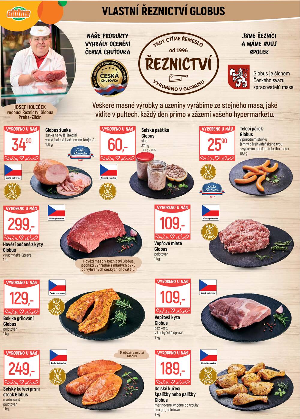 Akční leták Globus 8.7. - 14.7.2026 - Globus Praha - Zličín