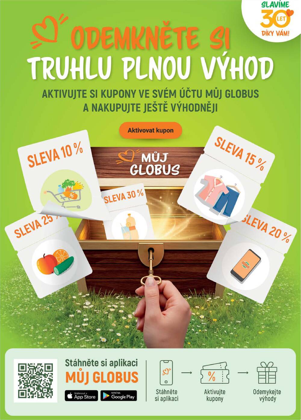 Leták Globus - Akční leták Globus 8.7. - 14.7.2026 - Globus Chomutov - strana 1