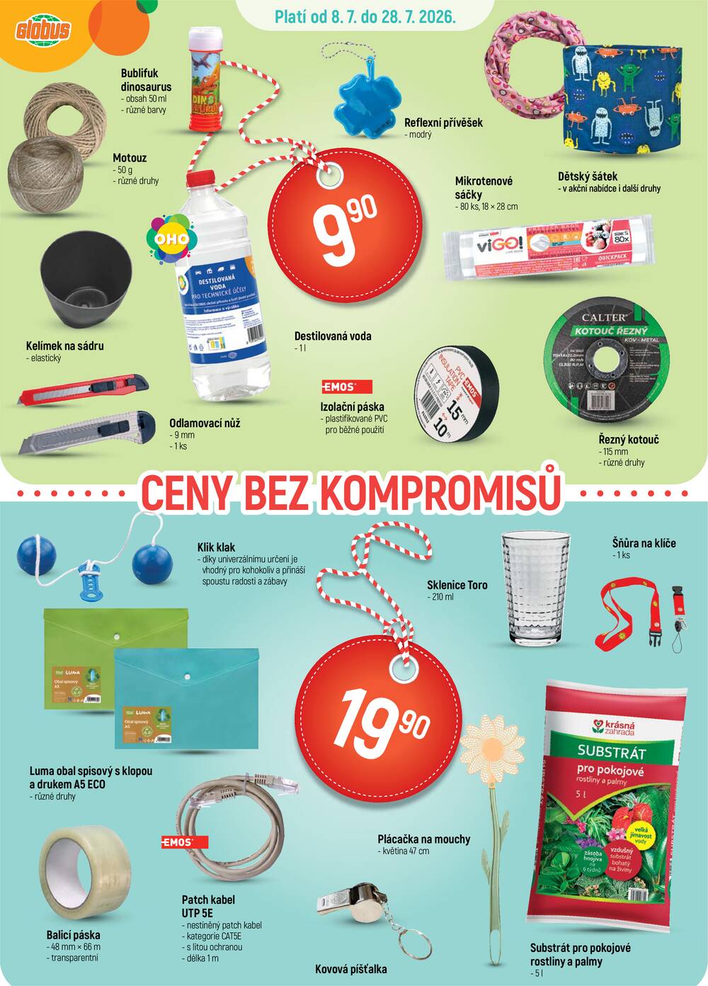 Akční leták Globus 8.7. - 14.7.2026 - Globus Opava