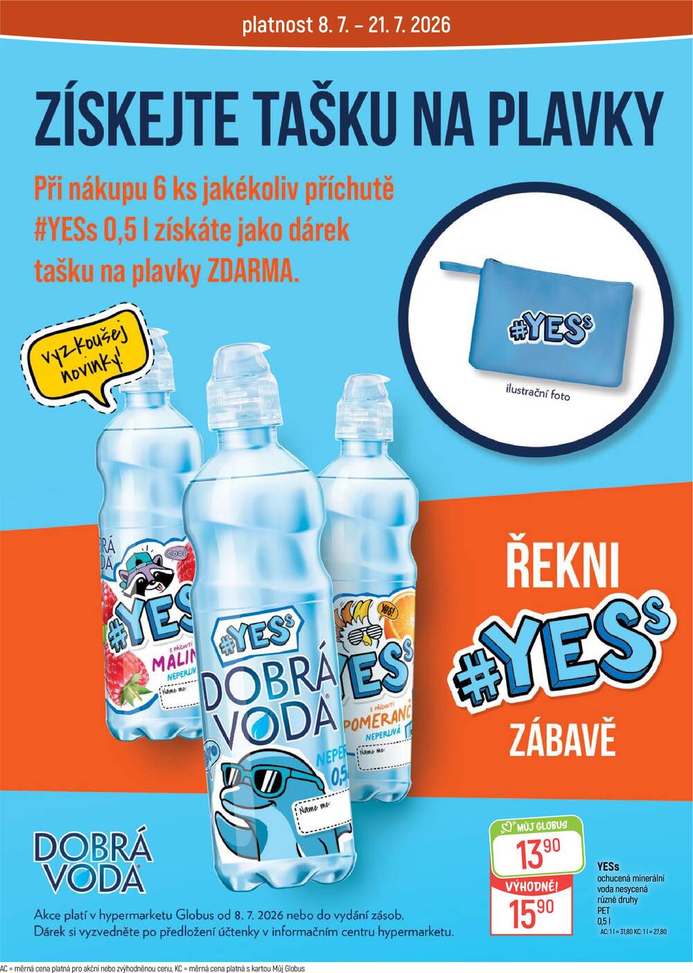 Akční leták Globus 8.7. - 14.7.2026 - Globus Pardubice