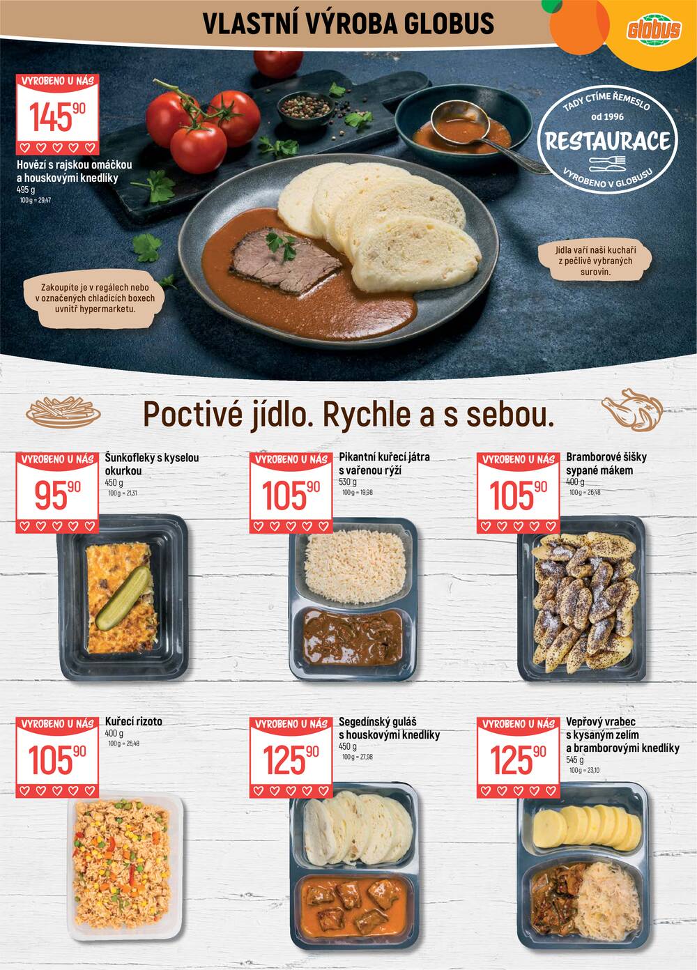 Akční leták Globus 8.7. - 14.7.2026 - Globus Praha - Štěrboholy