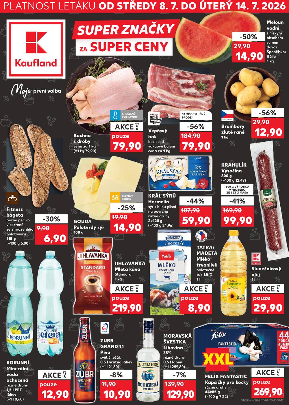 Kaufland 8.7. - 14.7. - Kaufland - Praha 3 (Jarov)