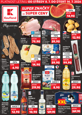 Leták Kaufland 8.7. - 14.7. - Kaufland - Most