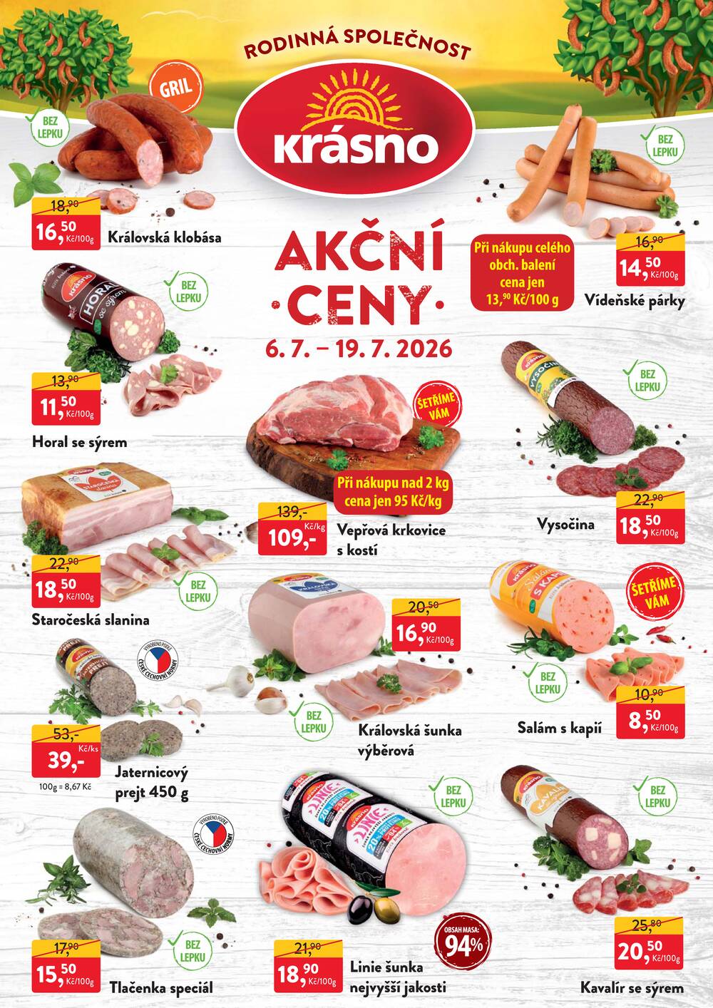 Leták Krásno - Krásno od 6.7. do 19.7.2026 - strana 1 Leták Krásno - Krásno od 6.7. do 19.7.2026 - strana 1