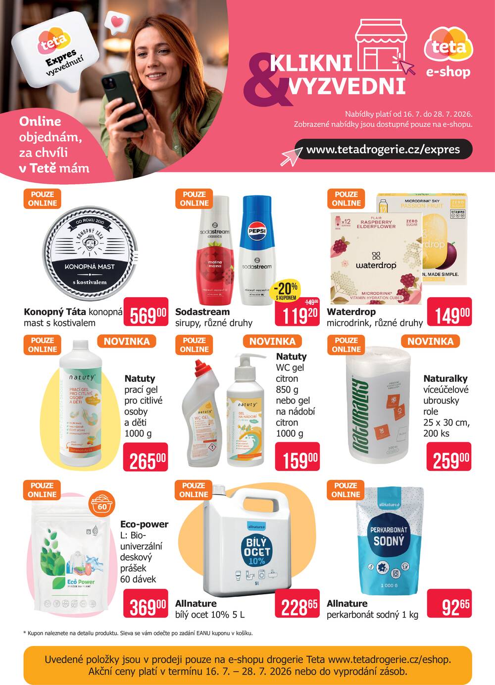 Leták Teta drogerie - Teta drogerie eshop od 16.7. do 28.7.2026 - strana 2 Leták Teta drogerie - Teta drogerie eshop od 16.7. do 28.7.2026 - strana 2
