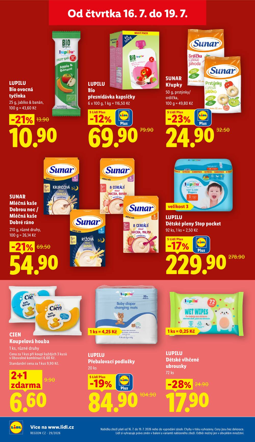 Lidl Čtvrtek od 16.7. do 19.7.2026