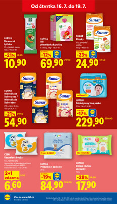 Lidl Čtvrtek od 16.7. do 19.7.2026