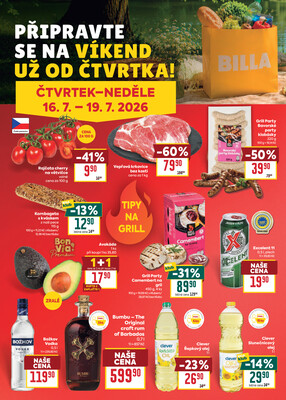 BILLA od 15.7. do 21.7.2026