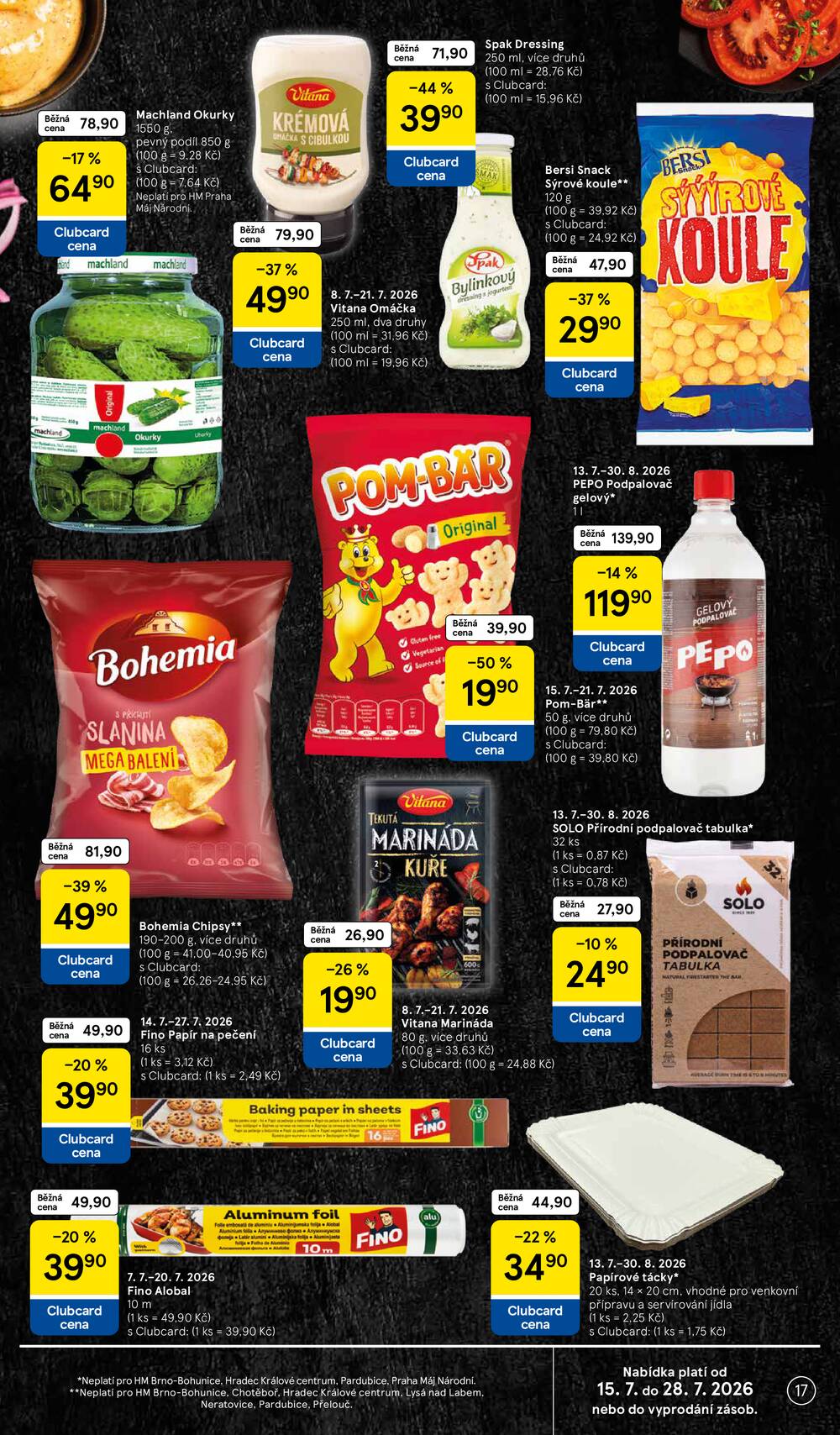 Leták Tesco - Tesco malé hypermarkety od 15.7. do 21.7.2026 - strana 17 Leták Tesco - Tesco malé hypermarkety od 15.7. do 21.7.2026 - strana 17