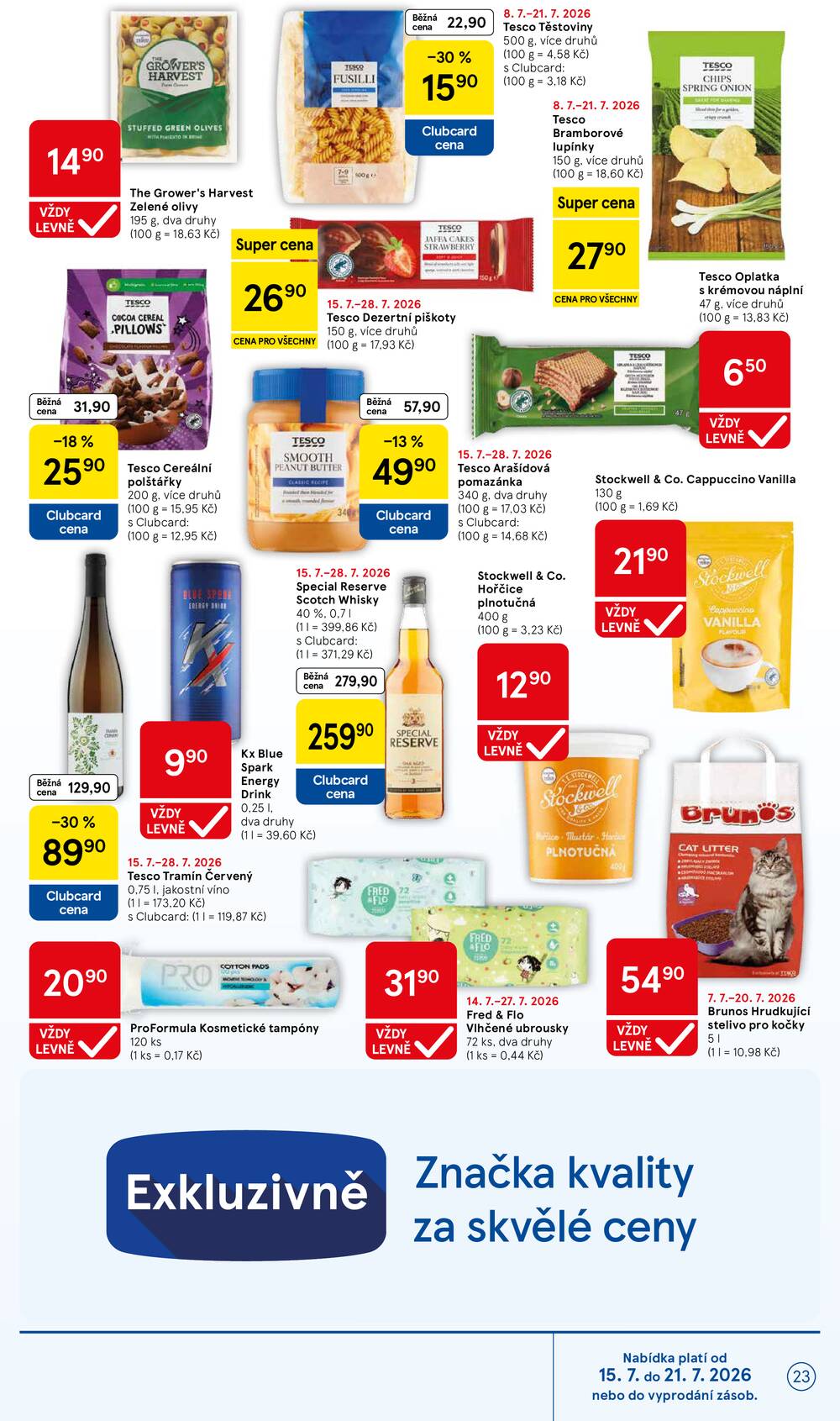 Leták Tesco - Tesco malé hypermarkety od 15.7. do 21.7.2026 - strana 23