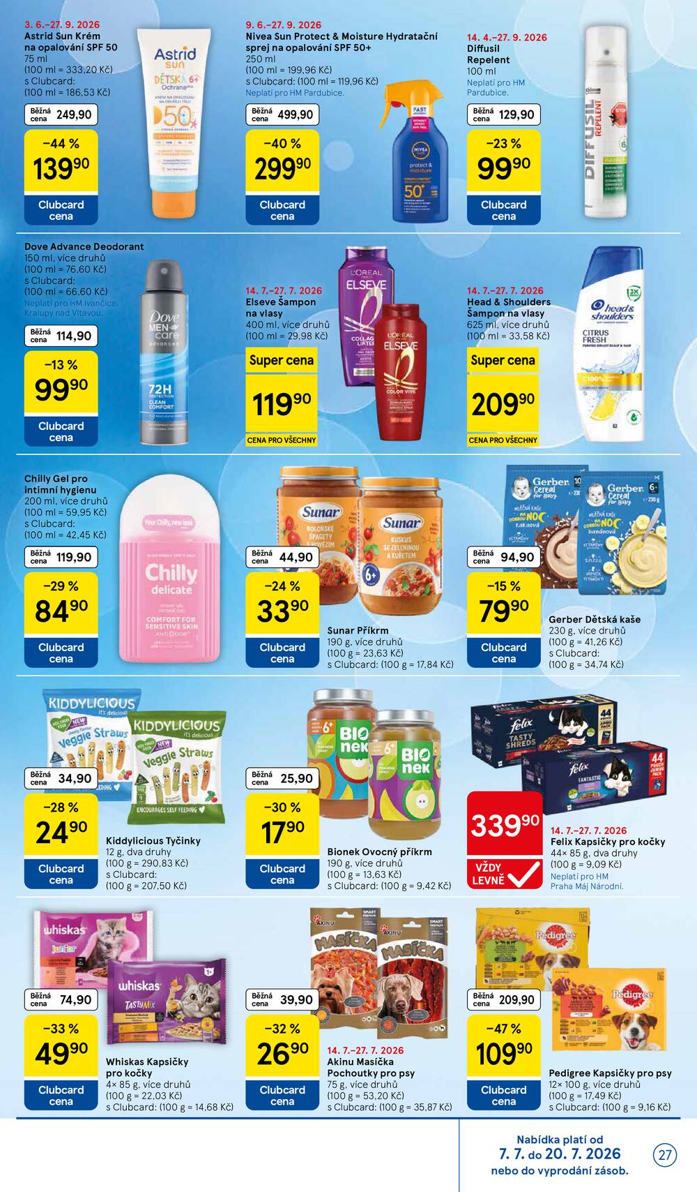 Tesco malé hypermarkety od 15.7. do 21.7.2026