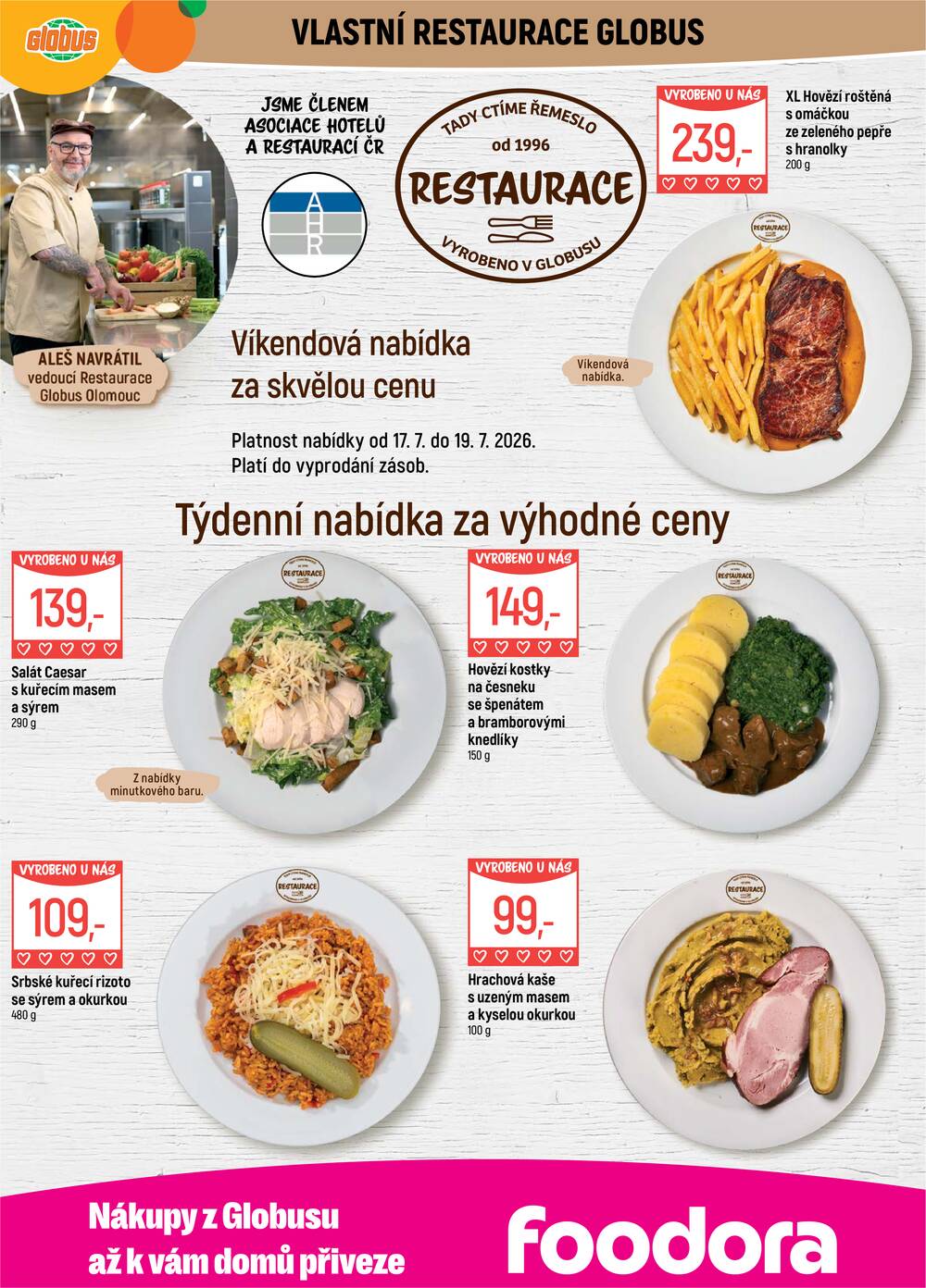 Akční leták Globus 15.7. - 21.7.2026 - Globus Olomouc