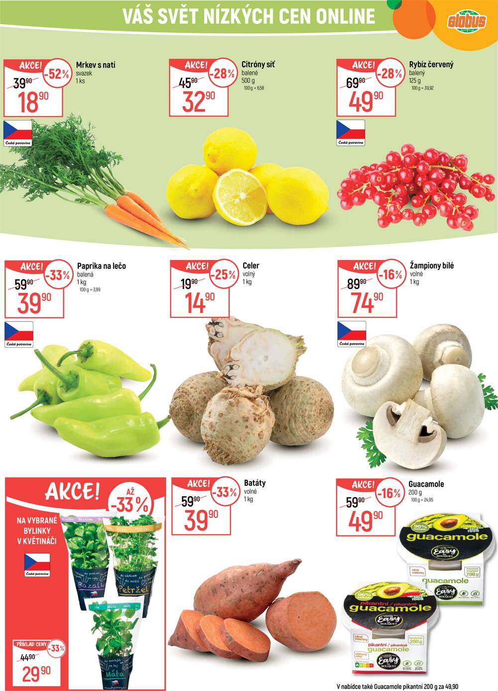 Leták Globus - Akční leták Globus 15.7. - 21.7.2026 - Globus Praha - Štěrboholy - strana 1 Leták Globus - Akční leták Globus 15.7. - 21.7.2026 - Globus Praha - Štěrboholy - strana 1
