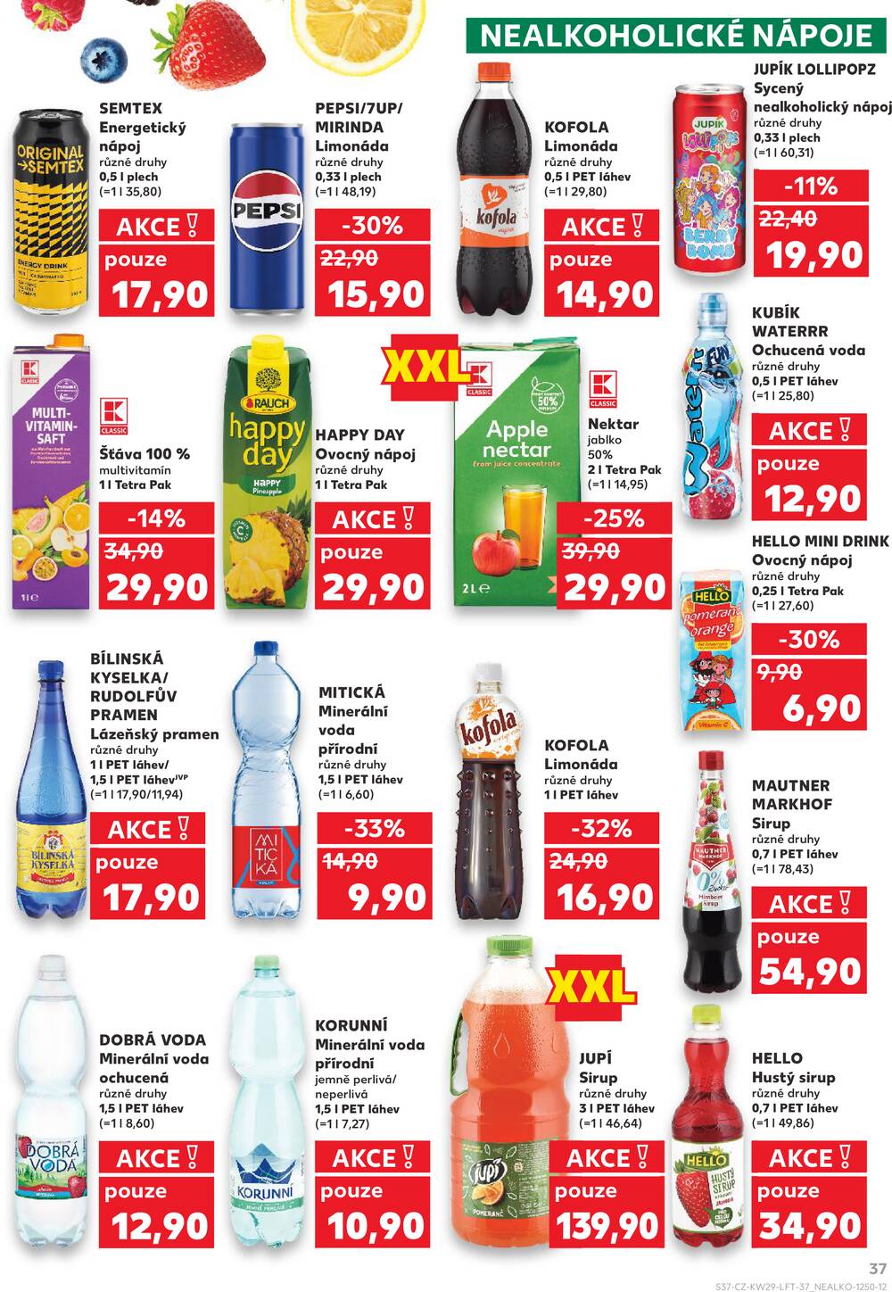 Leták Kaufland - Kaufland 15.7. - 21.7. - Kaufland - Praha 3 (Jarov) - strana 37 Leták Kaufland - Kaufland 15.7. - 21.7. - Kaufland - Praha 3 (Jarov) - strana 37