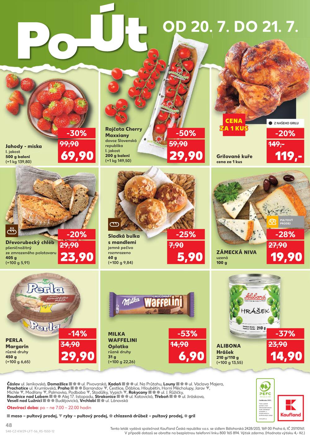 Leták Kaufland - Kaufland 15.7. - 21.7. - Kaufland - Praha 12 (Modřany) - strana 48 Leták Kaufland - Kaufland 15.7. - 21.7. - Kaufland - Praha 12 (Modřany) - strana 48