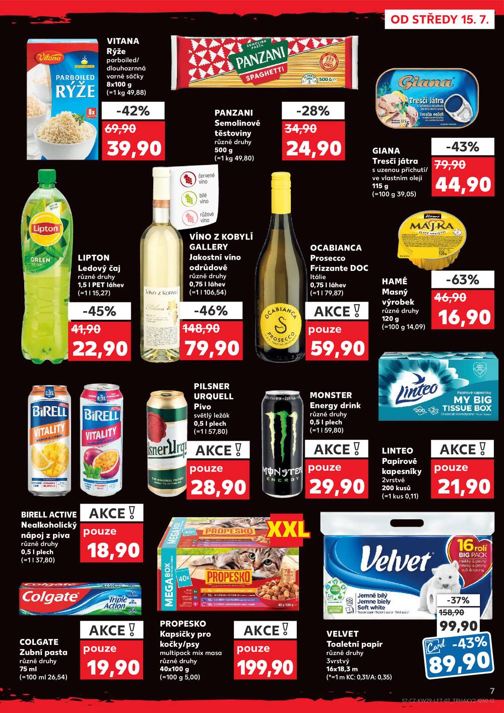 Leták Kaufland - Kaufland 15.7. - 21.7. - Kaufland - Ústí nad Labem (Okružní) - strana 7 Leták Kaufland - Kaufland 15.7. - 21.7. - Kaufland - Ústí nad Labem (Okružní) - strana 7