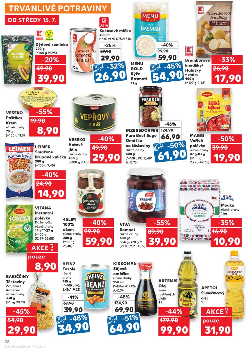 Kaufland 15.7. - 21.7. - Kaufland - Opava - Kateřinky