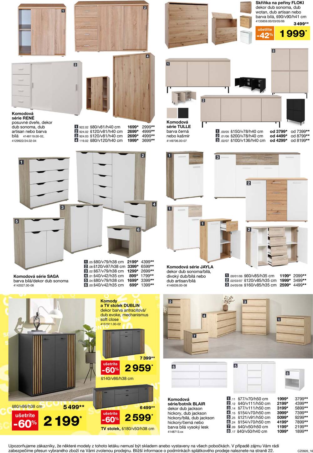 Leták SCONTO Nábytek - Sconto nábytek od 15.7. do 4.8.2026 - strana 16 Leták SCONTO Nábytek - Sconto nábytek od 15.7. do 4.8.2026 - strana 16
