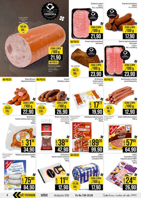 JIP Cash & Carry České Budějovice, Most, Náchod, Polička, Sušice a Svoboda nad Úpou od 15.7. do 21.7.2026