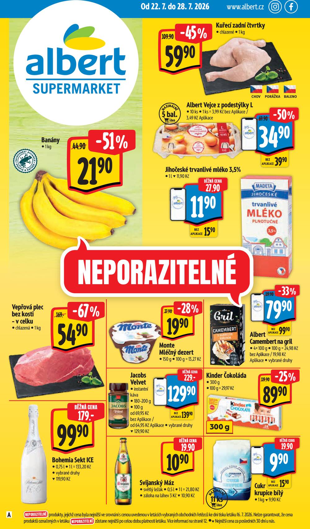 Leták Albert - Albert Supermarket Jihomoravský od 22.7. do 28.7.2026 - strana 1
