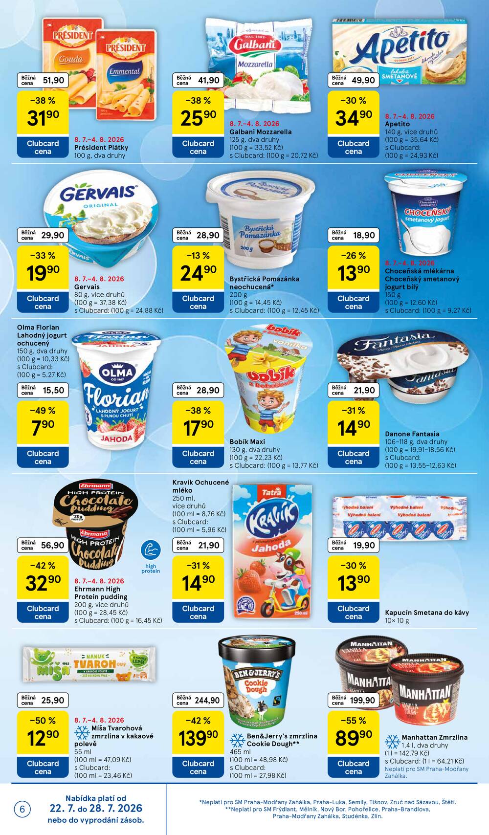 Leták Tesco - Tesco supermarkety od 22.7. do 28.7.2026 - strana 6 Leták Tesco - Tesco supermarkety od 22.7. do 28.7.2026 - strana 6
