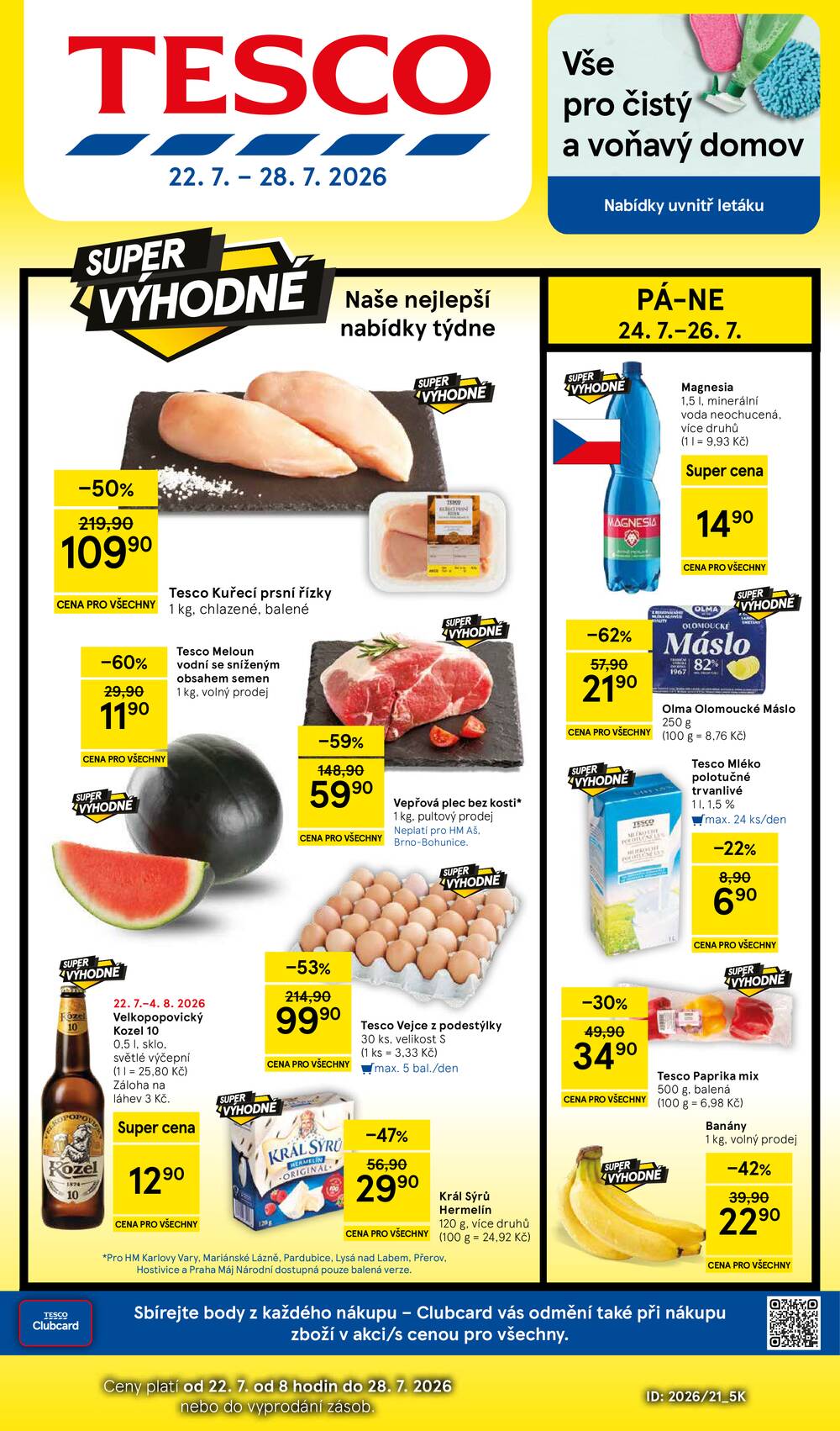 Tesco hypermarkety od 22.7. do 28.7.2026