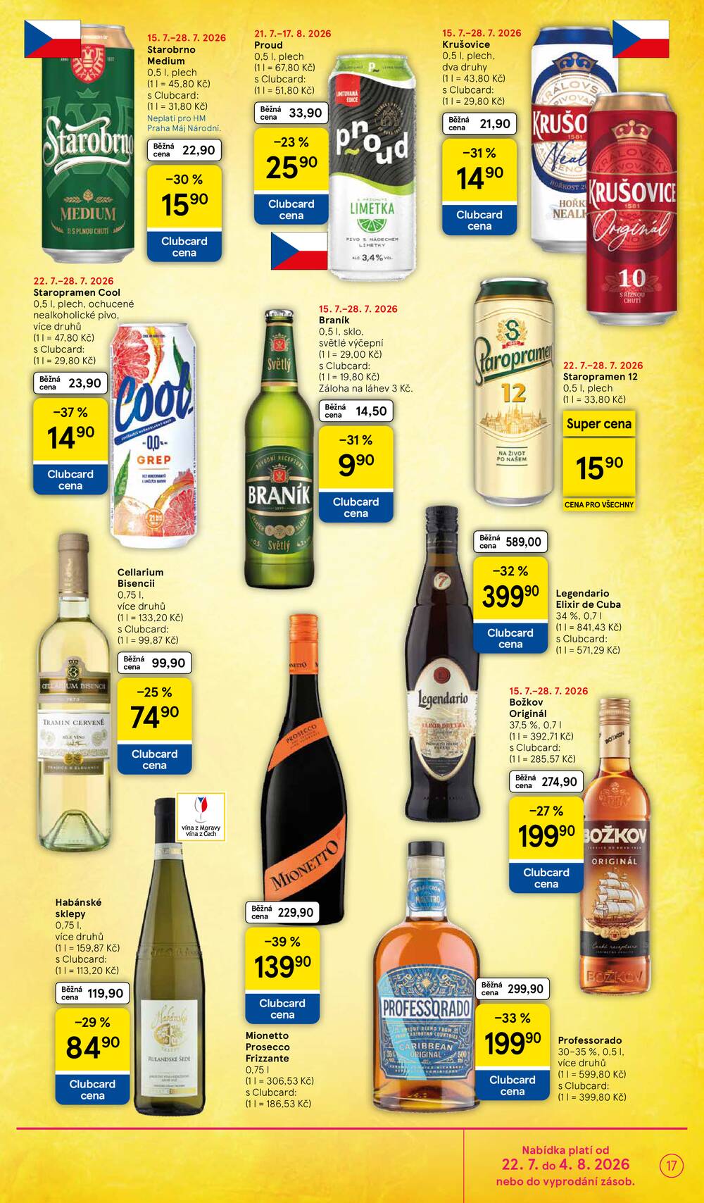 Tesco hypermarkety od 22.7. do 28.7.2026