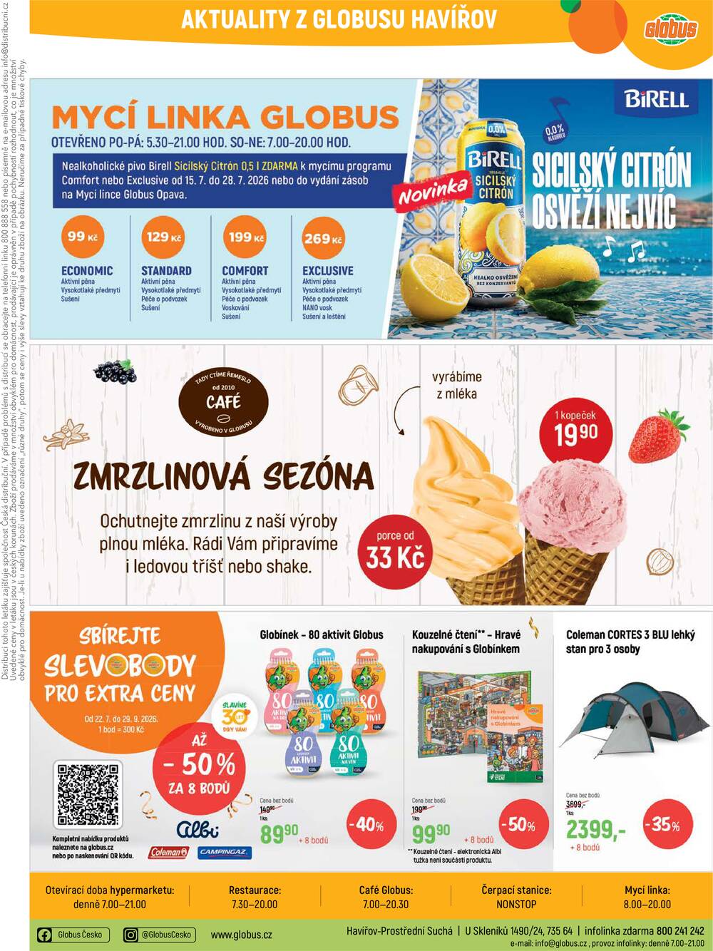 Akční leták Globus 22.7. - 28.7.2026 - Globus Havířov