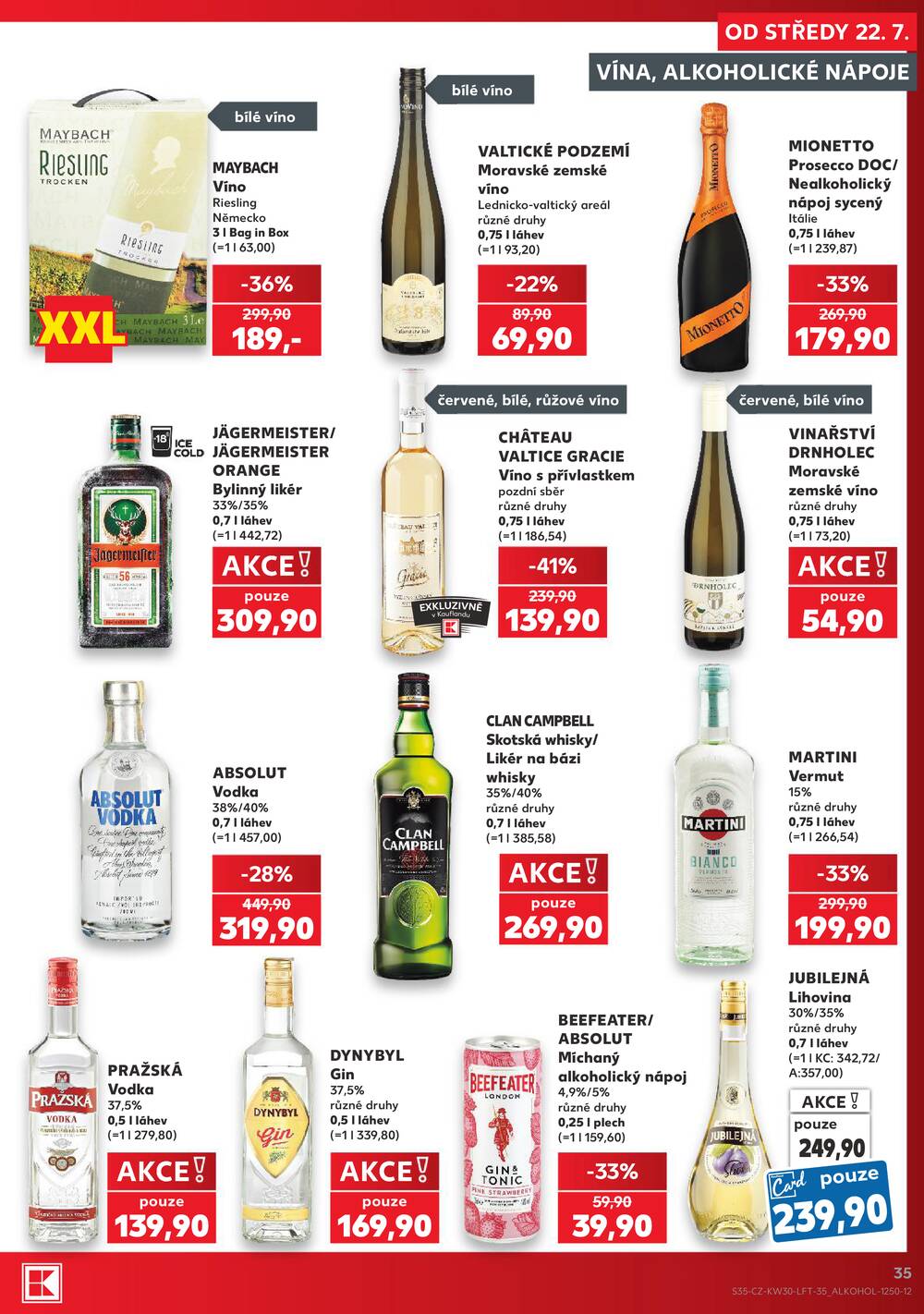 Leták Kaufland - Kaufland 22.7. - 28.7. - Kaufland - Třeboň - strana 35 Leták Kaufland - Kaufland 22.7. - 28.7. - Kaufland - Třeboň - strana 35