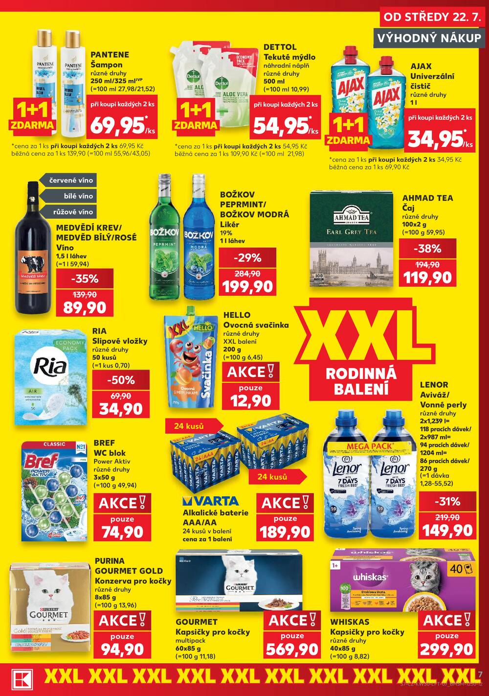 Leták Kaufland - Kaufland 22.7. - 28.7. - Kaufland - Praha 4 (Michle) - strana 7 Leták Kaufland - Kaufland 22.7. - 28.7. - Kaufland - Praha 4 (Michle) - strana 7