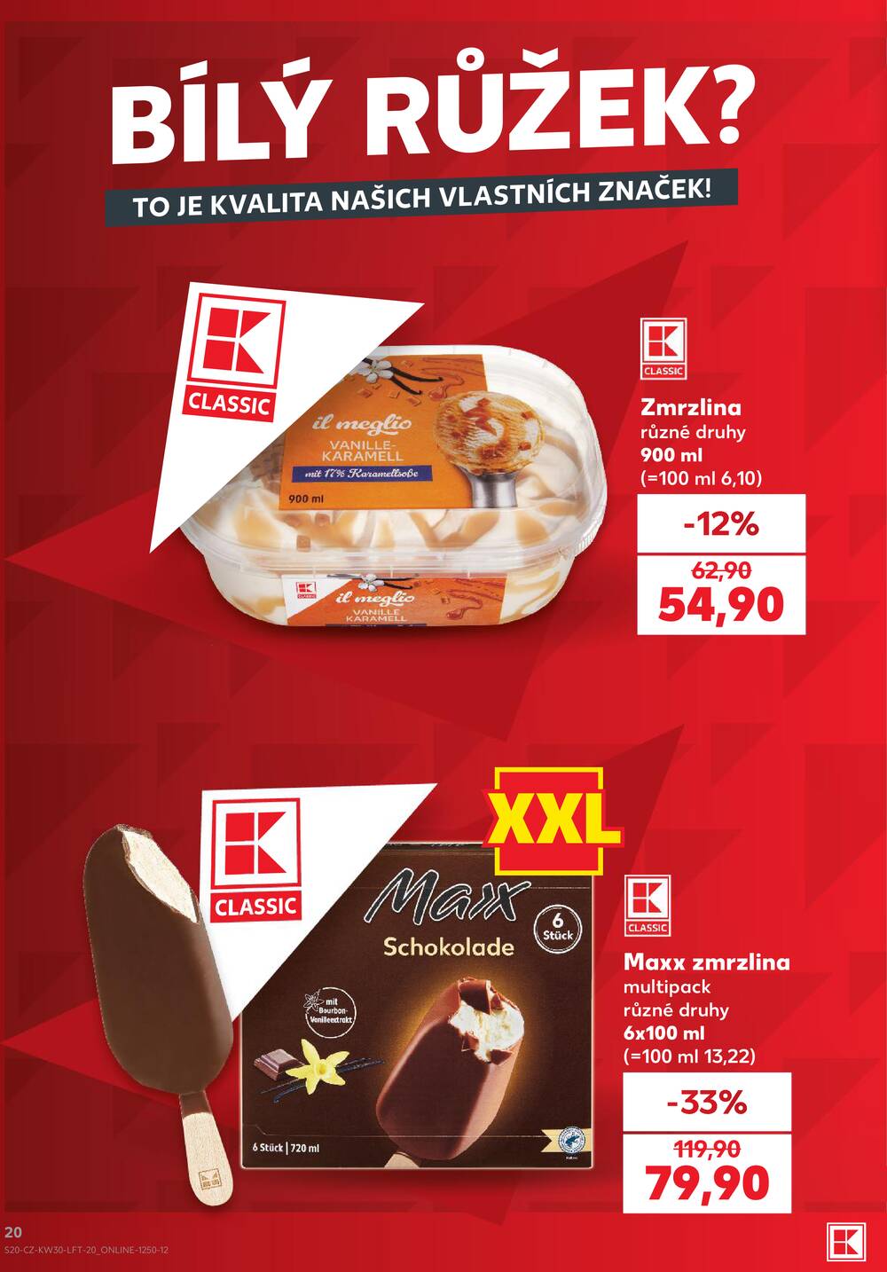 Leták Kaufland - Kaufland 22.7. - 28.7. - Kaufland - Praha 4 (Michle) - strana 20