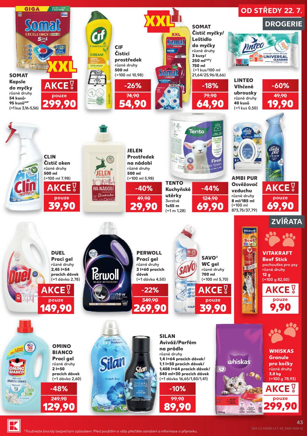 Leták Kaufland - Kaufland 22.7. - 28.7. - Kaufland - Beroun - strana 43