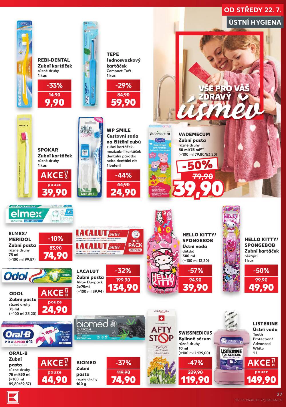 Leták Kaufland - Kaufland 22.7. - 28.7. - Kaufland - Teplice (Čs. Dobrovolců) - strana 27