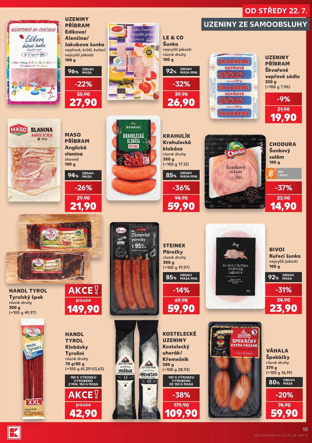 Kaufland 22.7. - 28.7. - Kaufland - Chrudim