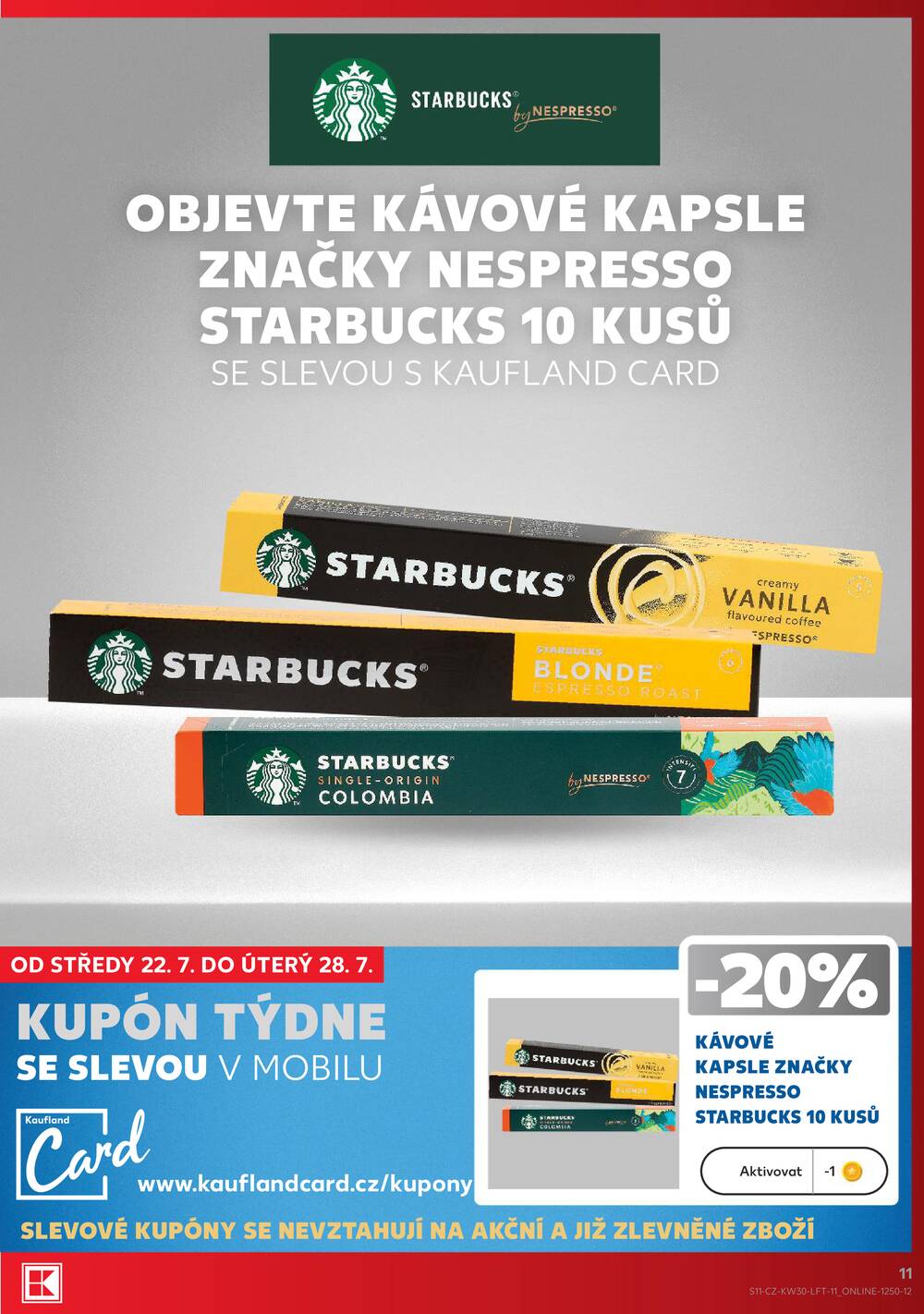 Leták Kaufland - Kaufland 22.7. - 28.7. - Kaufland - Žatec - strana 11