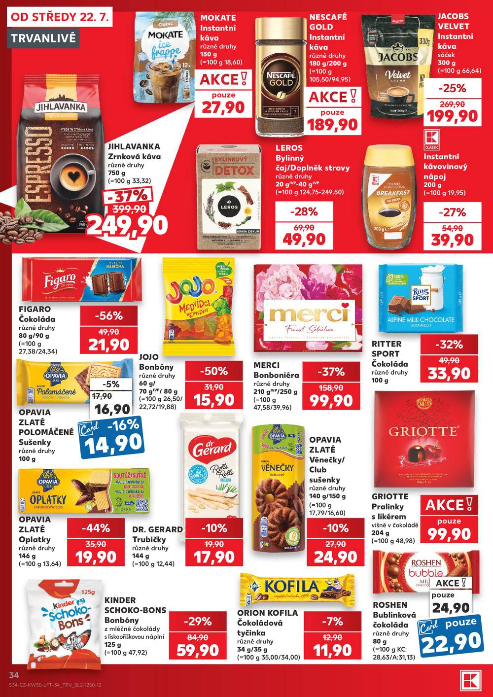 Leták Kaufland - Kaufland 22.7. - 28.7. - Kaufland - Žatec - strana 34 Leták Kaufland - Kaufland 22.7. - 28.7. - Kaufland - Žatec - strana 34