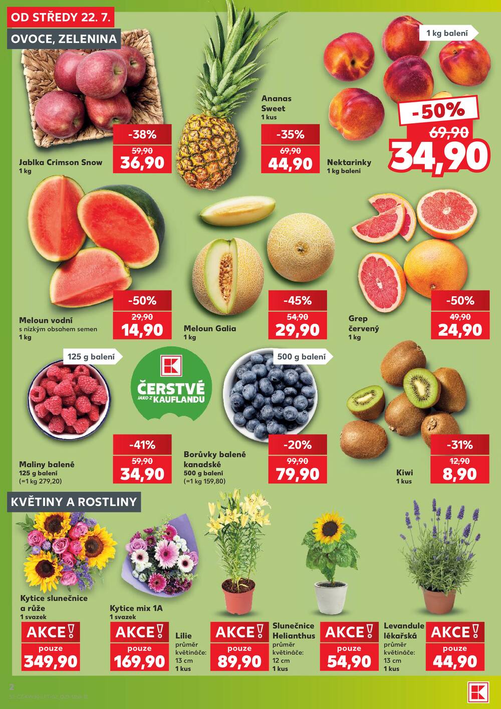 Leták Kaufland - Kaufland 22.7. - 28.7. - Kaufland Moravská Třebová - strana 2 Leták Kaufland - Kaufland 22.7. - 28.7. - Kaufland Moravská Třebová - strana 2